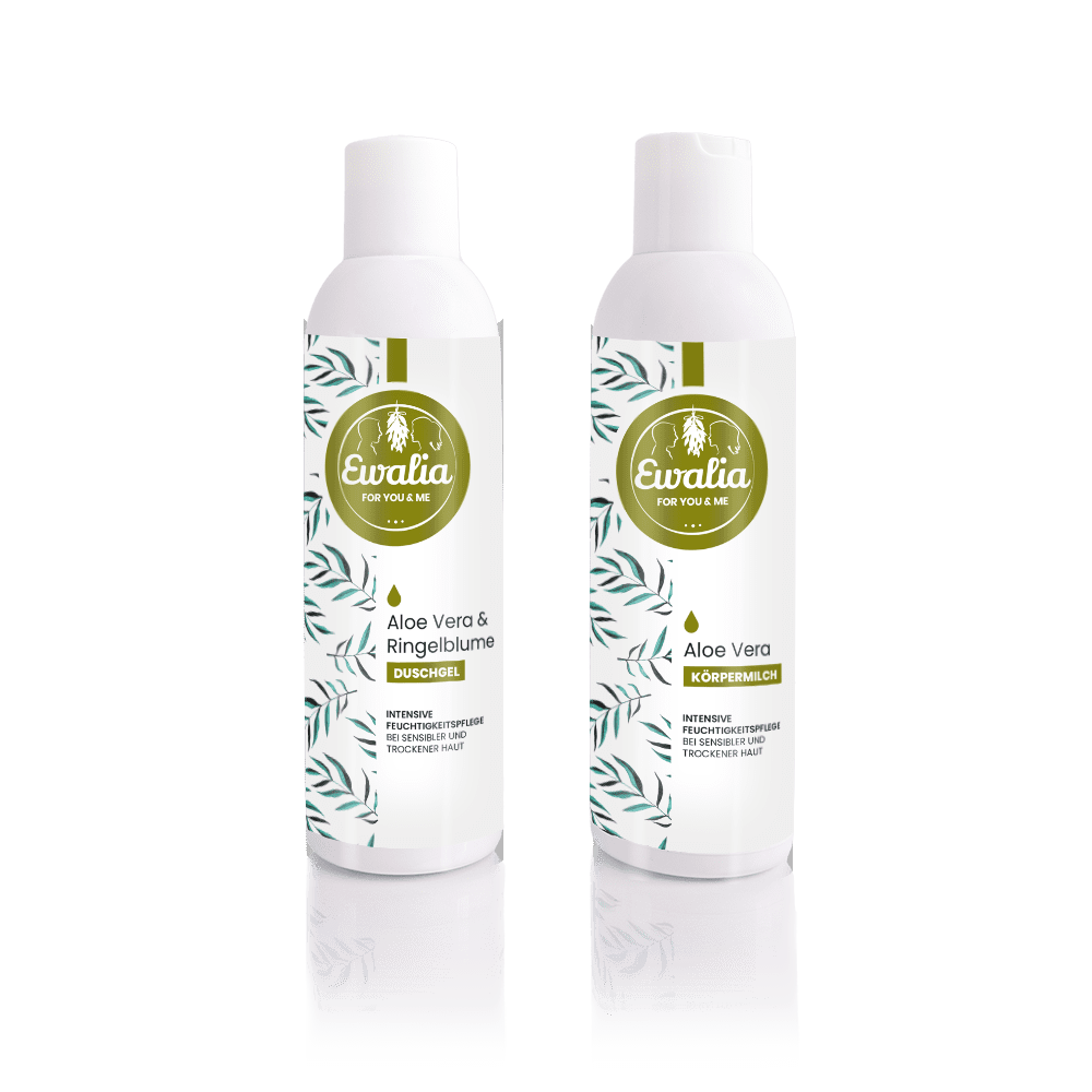 Buendel You and Me Aloe Vera Ringelblumen Duschgel Aloe Vera Koerpermilch