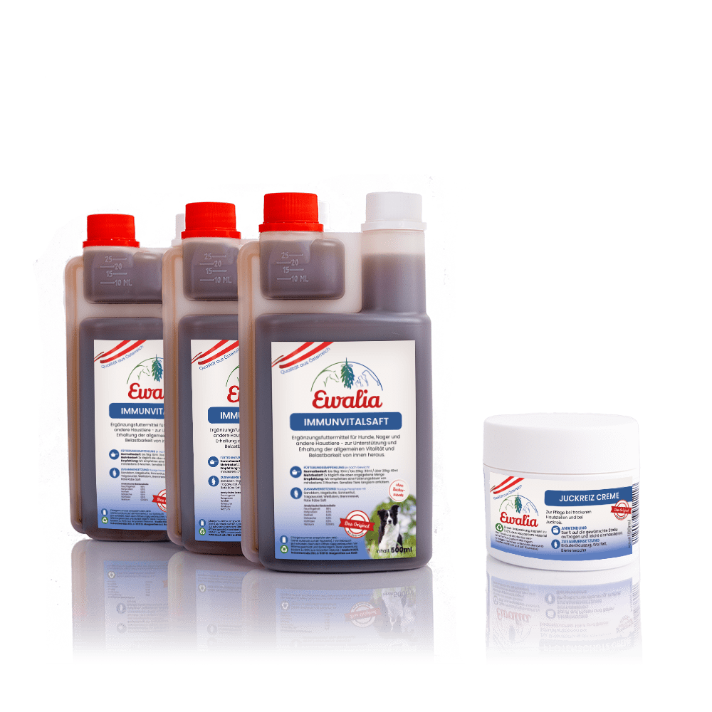 Buendel Hunde Immunvitalsaft Juckreizcreme