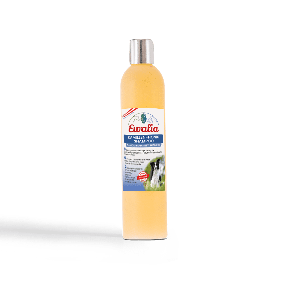 Ewalia Hunde Pflegemittel stehend Kamillen Honig Shampoo