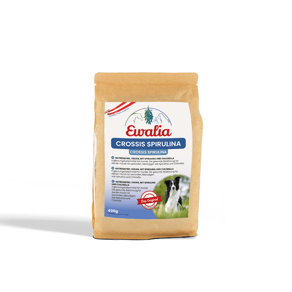 EWALIA Crossis Spirulina für Hunde 400g