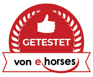 Neue Testberichte des EWALIA Halswohlsafts auf ehorses Jänner 2021 Getestet von e horses Siegel